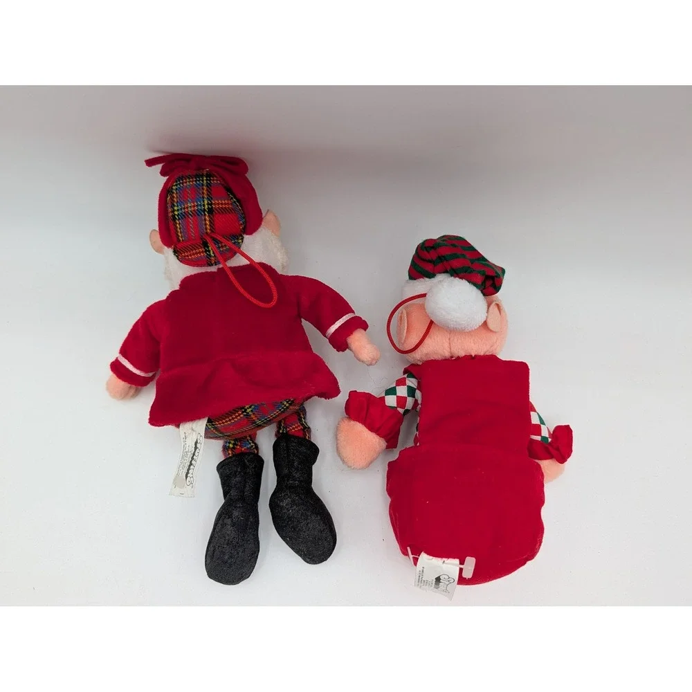Stuffins Rudolph Misfit Charlie in the Box Santa Claus Plush Red 1998 Lot